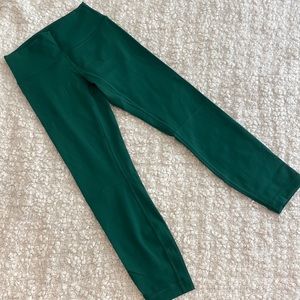 lululemon Wunder Train Tight 25” Everglade Green